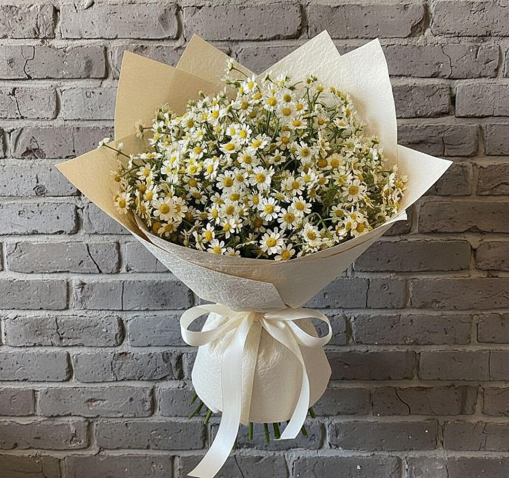 Букет цветов из: Ромашки в Кара-Тюбе