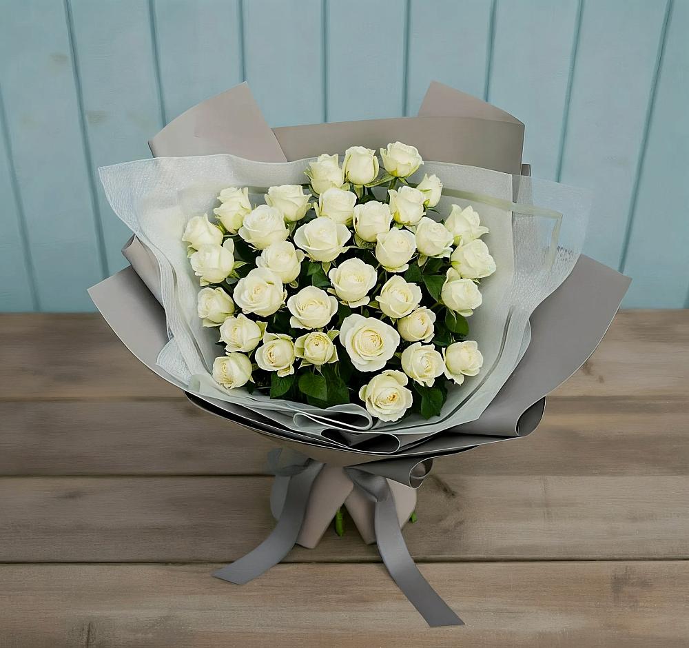 Букет Белоснежная нежность в Кара-Тюбе
