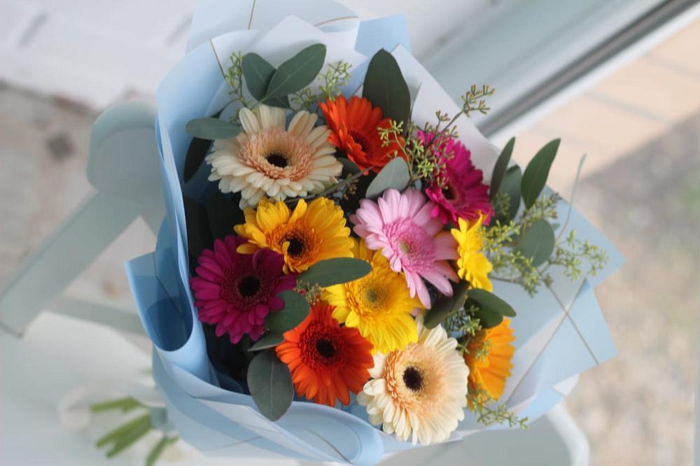 Букет цветов из: Герберы в Кара-Тюбе