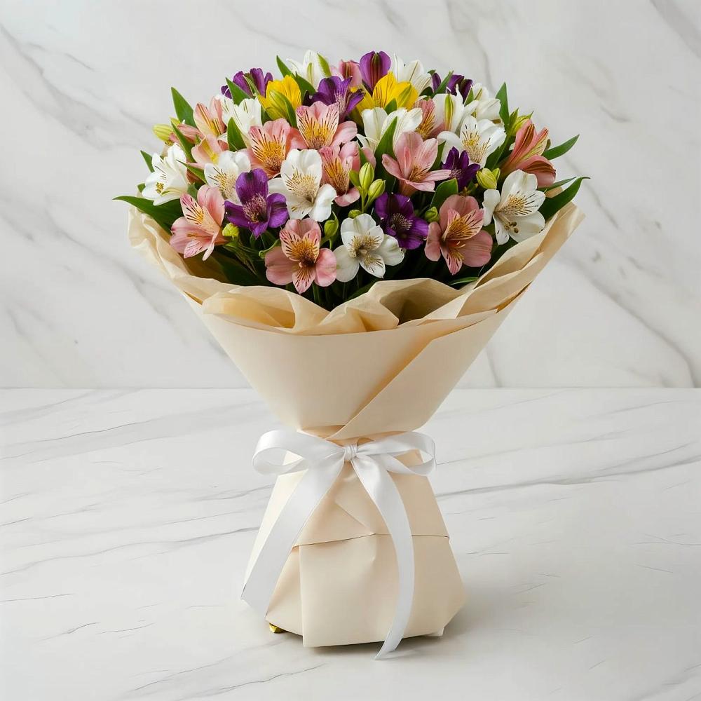 Букет цветов из: Альстромерии в Кара-Тюбе