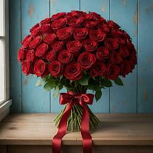 Букет Красные розы Блэк Меджик в Кара-Тюбе