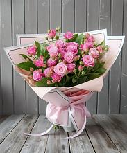 Букет Розовый кустик #REPLACE_PRED# Кара-Тюбе