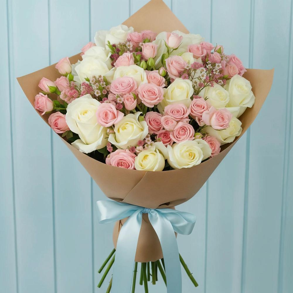 Букет цветов из: Розы в Кара-Тюбе