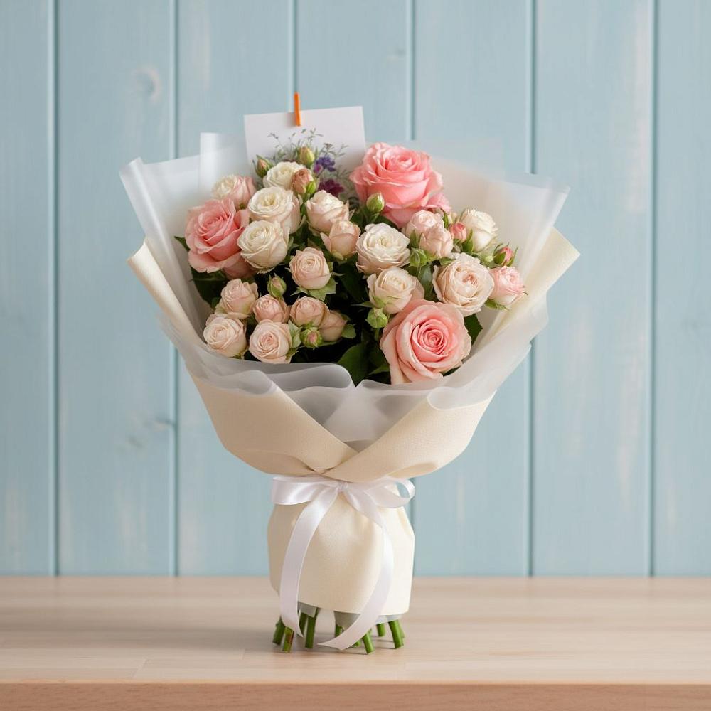 Букет цветов из: Розы в Кара-Тюбе