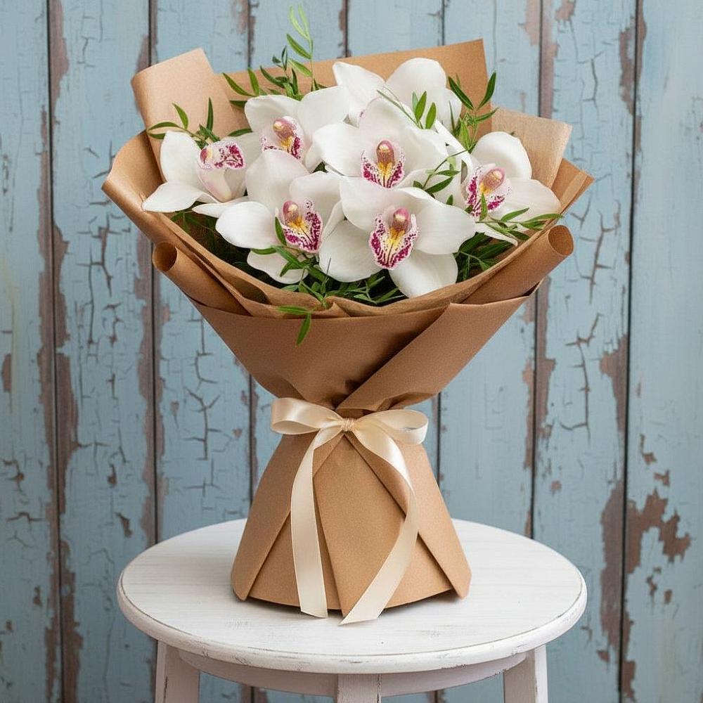 Букет цветов из: Орхидеи и Розы в Кара-Тюбе