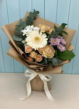 Букет цветов из:  Герберы и Хризантемы в Кара-Тюбе