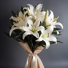 Букет цветов из:  Лилии #REPLACE_PRED# Кара-Тюбе