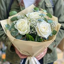 Букет Нежные грёзы в Кара-Тюбе Букет цветов из: Розы в Кара-Тюбе
