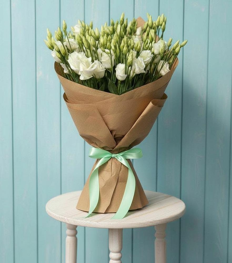 Букет цветов из: Лизиантусы в Кара-Тюбе