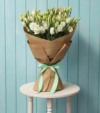 Букет цветов из:  Лизиантусы в Кара-Тюбе