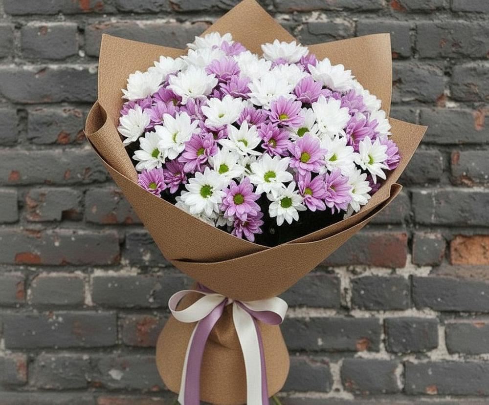 Букет цветов из: Хризантемы в Кара-Тюбе