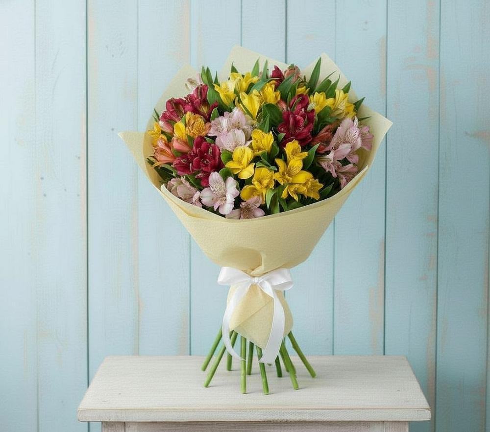 Букет цветов из: Альстромерии в Кара-Тюбе