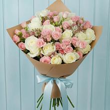 Букет цветов из:  Розы #REPLACE_PRED# Кара-Тюбе